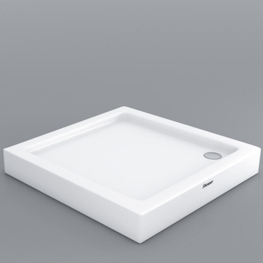 SHOWER CORAL MONOBLOK KARE DUŞ TEKNESİ