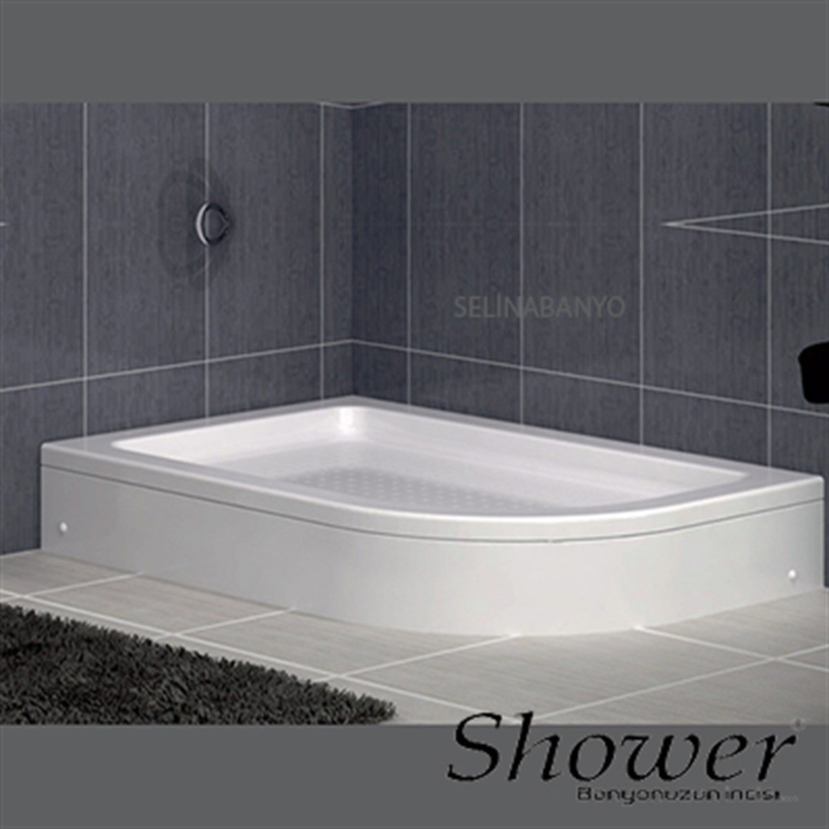 SHOWER MARRISSA ASİMETRİK DUŞ TEKNESİ