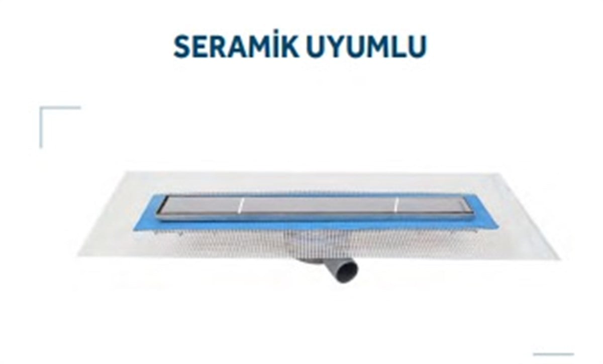 Sukar duş kanalı seramik uyumlu ızgara