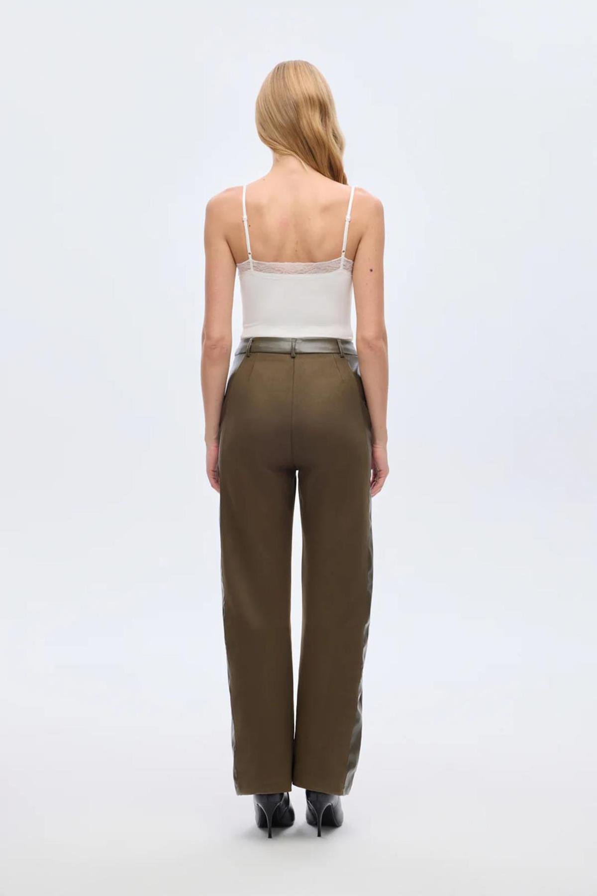 Kadın Dantelli Bodysuit - EKRU
