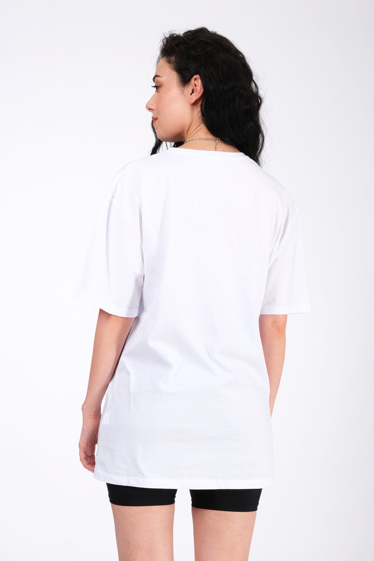 KADIN NİRVANA YAZI BASKILI TSHIRT