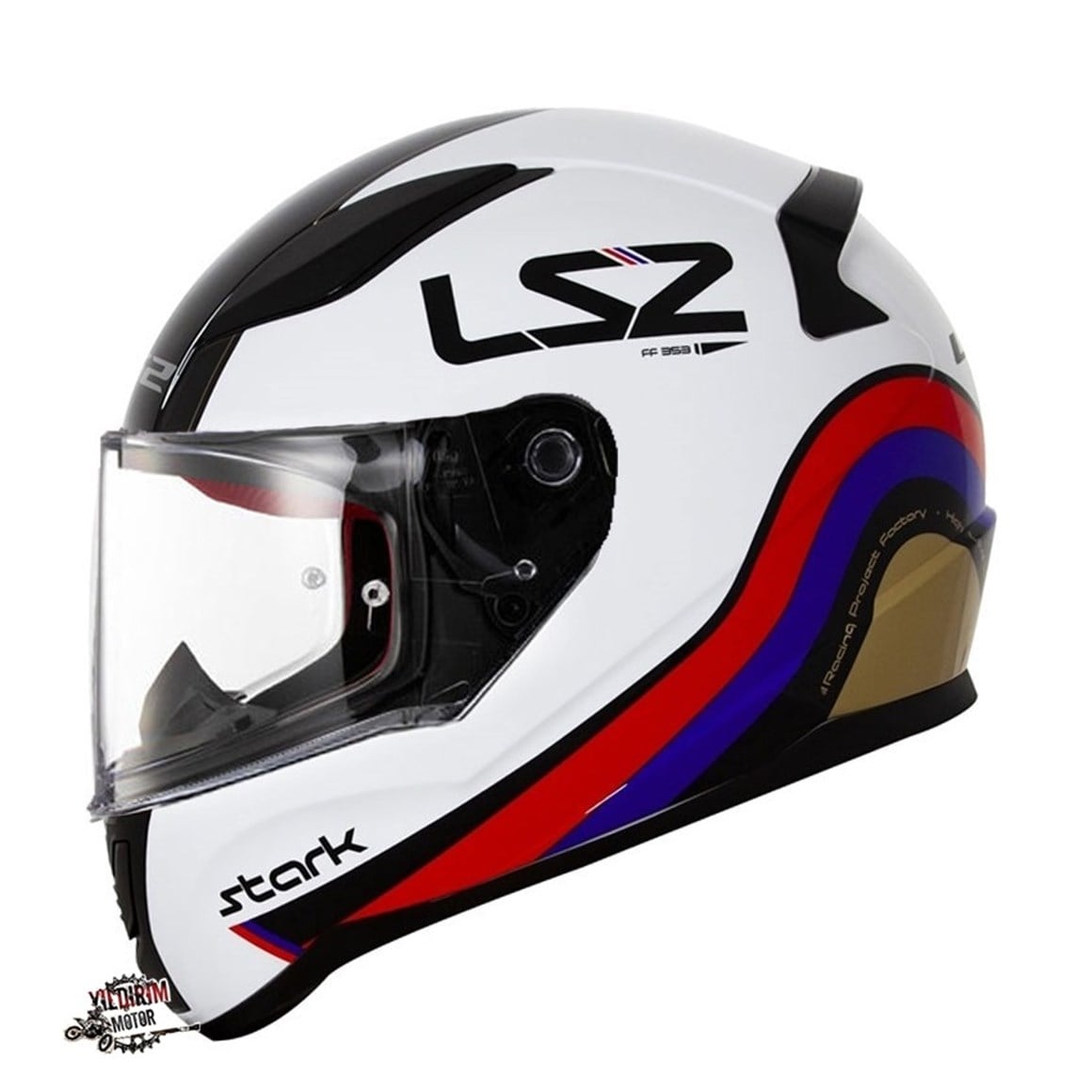  LS2 RAPID STARK BEYAZ KASK