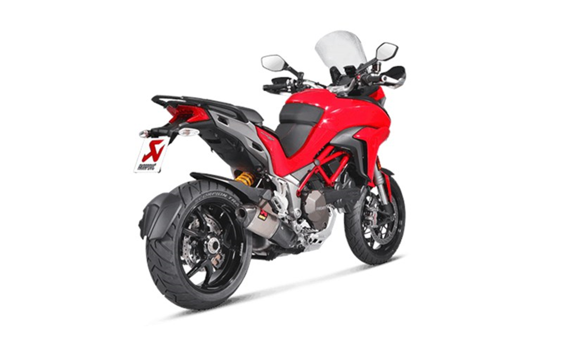 DUCATİ MULTİ 1200-1200S AKRAPOVİC SLİP ON LİNE TİTANYUM  15-16 TÜP EGZOZ
