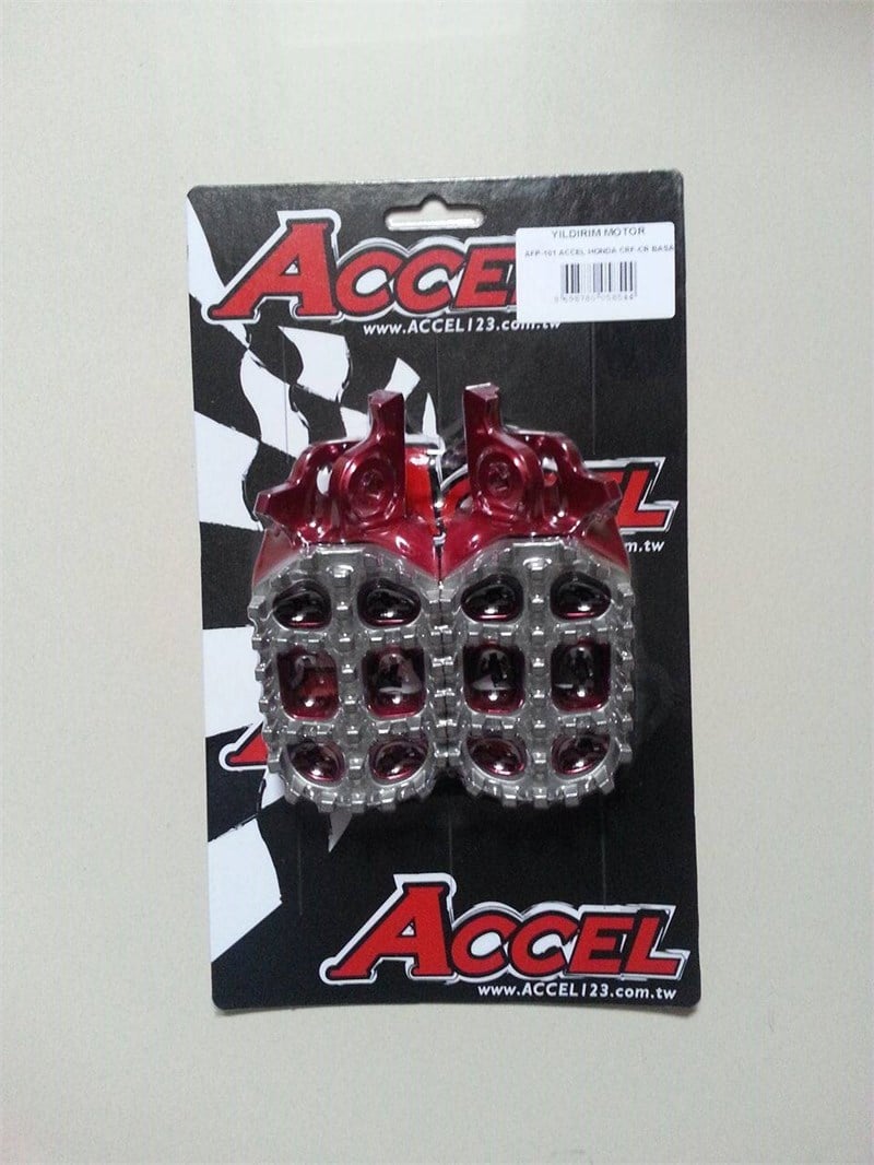 ACCEL HONDA CRF CR BASAK TAKIMI MODİFİYE KIRMIZI