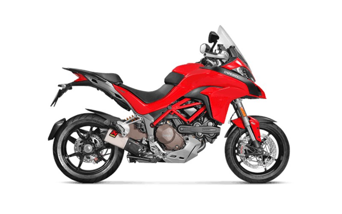 DUCATİ MULTİ 1200-1200S AKRAPOVİC SLİP ON LİNE TİTANYUM  15-16 TÜP EGZOZ
