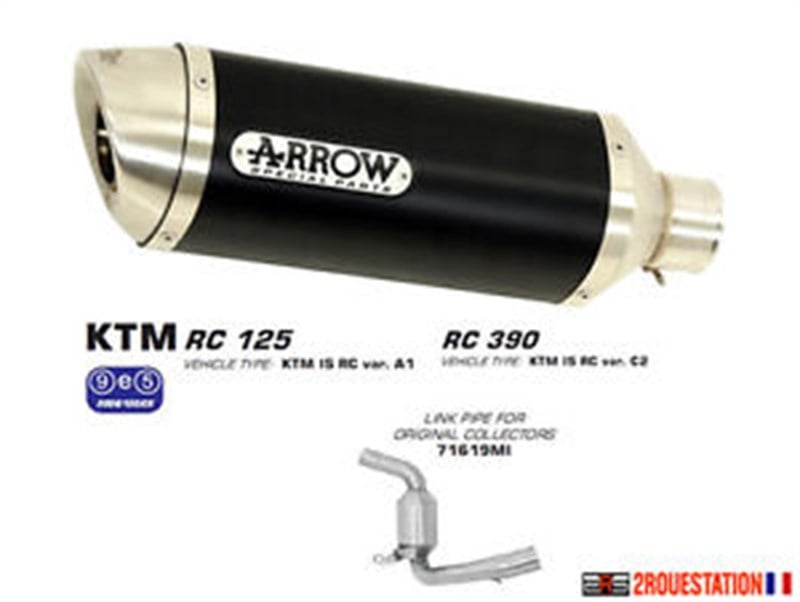 KTM RC 390 Arrow Alüminyum Egzoz 15-16