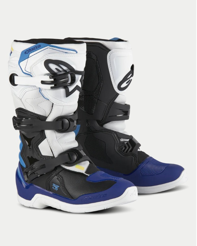 ALPINESTARS TECH 3S ÇOCUK BOT MAVİ BEYAZ