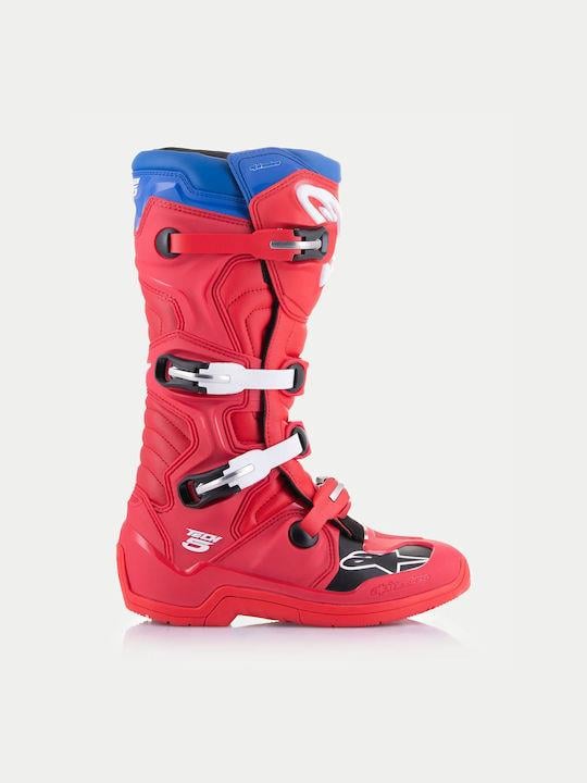 ALPİNESTARS TECH 5 KIRMIZI MAVİ BOT