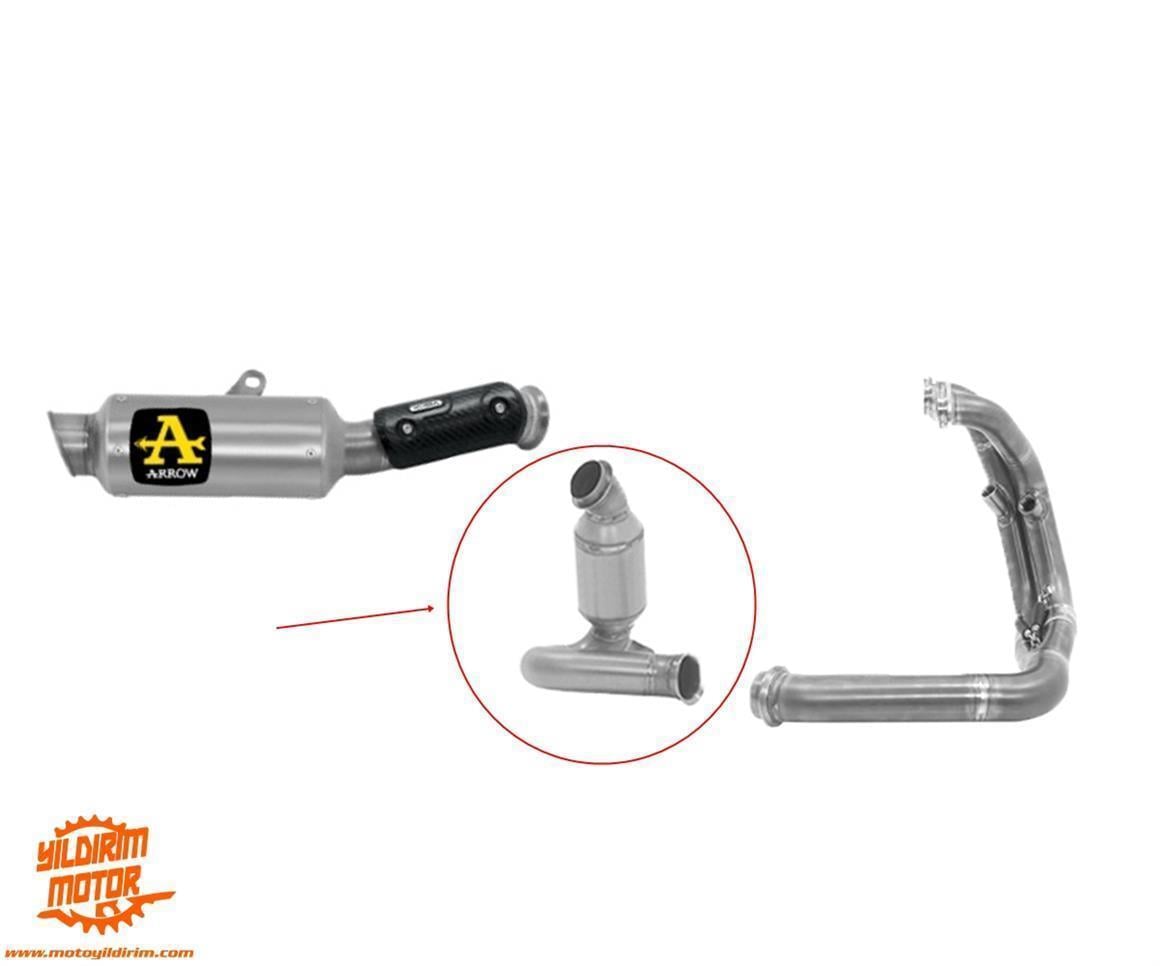 ARROW KTM DUKE 790 EGZOZ ARA BAĞLANTI BORUSU 18-23