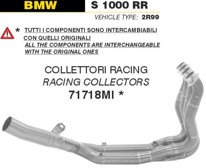 BMW S 1000RR 2025 ARROW HEADERS 