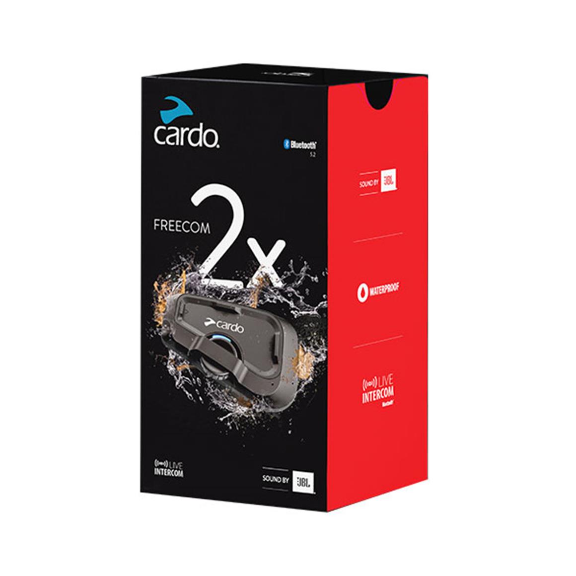 CARDO FREECOM 2X BLUETOOTH VE INTERCOM (TEKLİ PAKET)