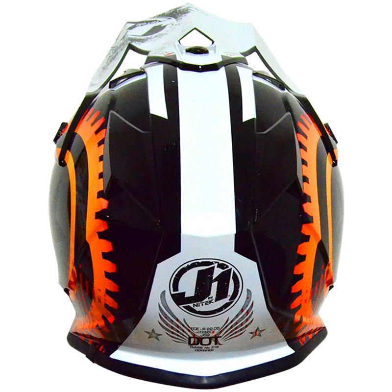 JUST1 J32 MOTOSTAR AGENT ORANGE KASK