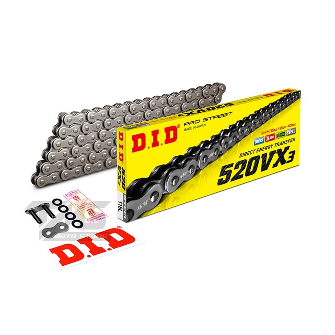 DİD VX3 520 - 118 ÇELİK ZİNCİR