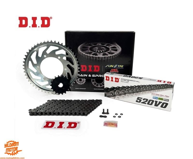 DİD ZİNCİR DİŞLİ SETİ KTM DUKE / RC 250 14-23