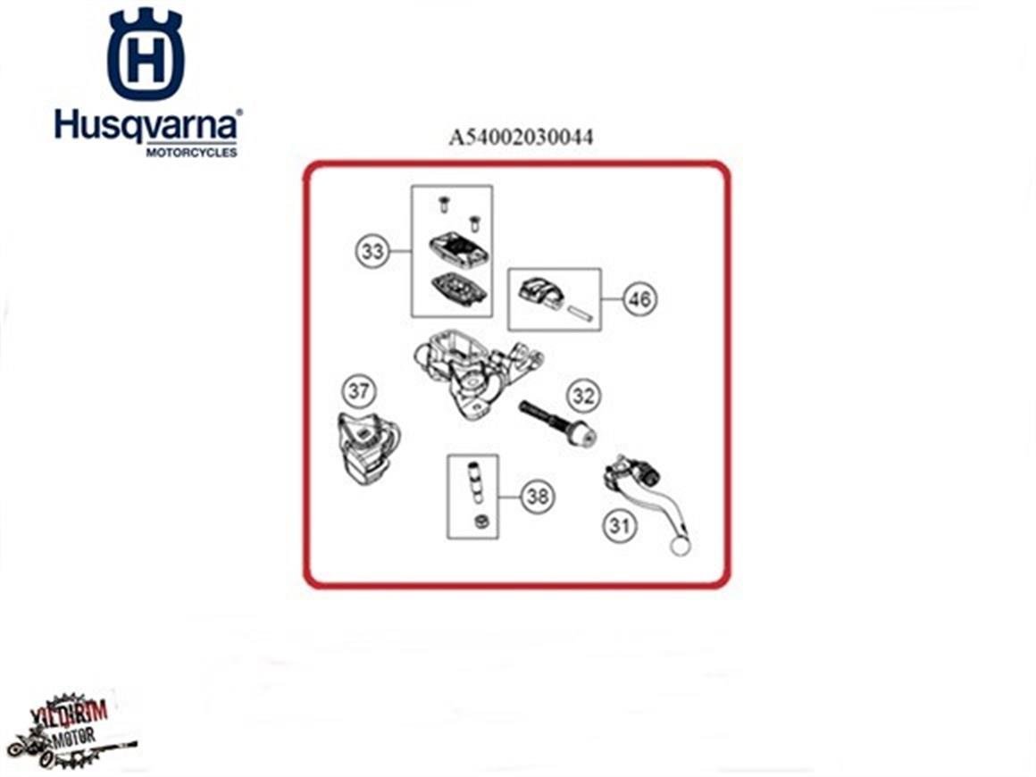 HUSQVARNA TE/FE MODELLER DEBRİYAJ ÜST MERKEZ 21-22
