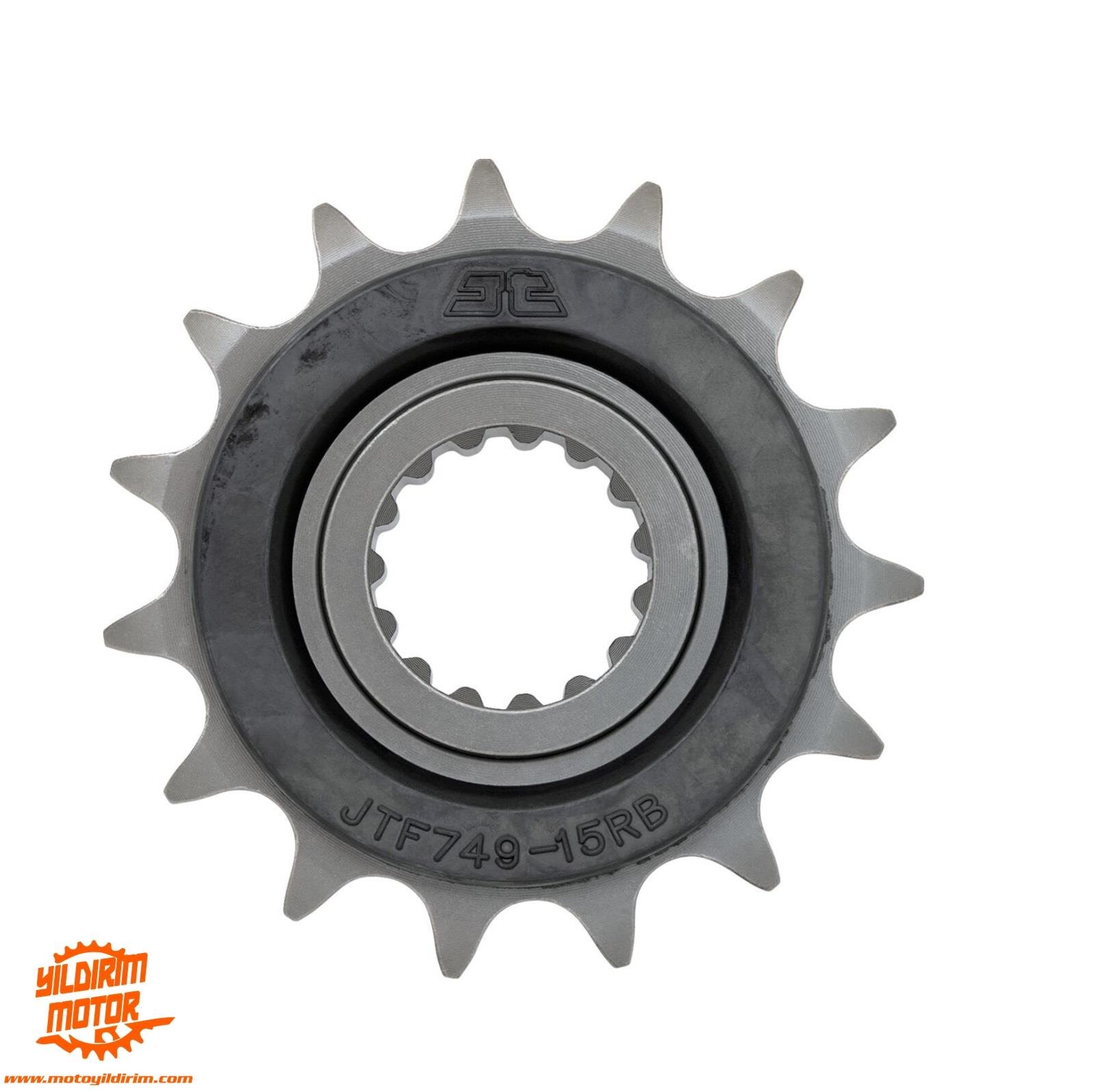 JT SPROCKET KAUÇUK ÖN DİŞLİ 15T 525