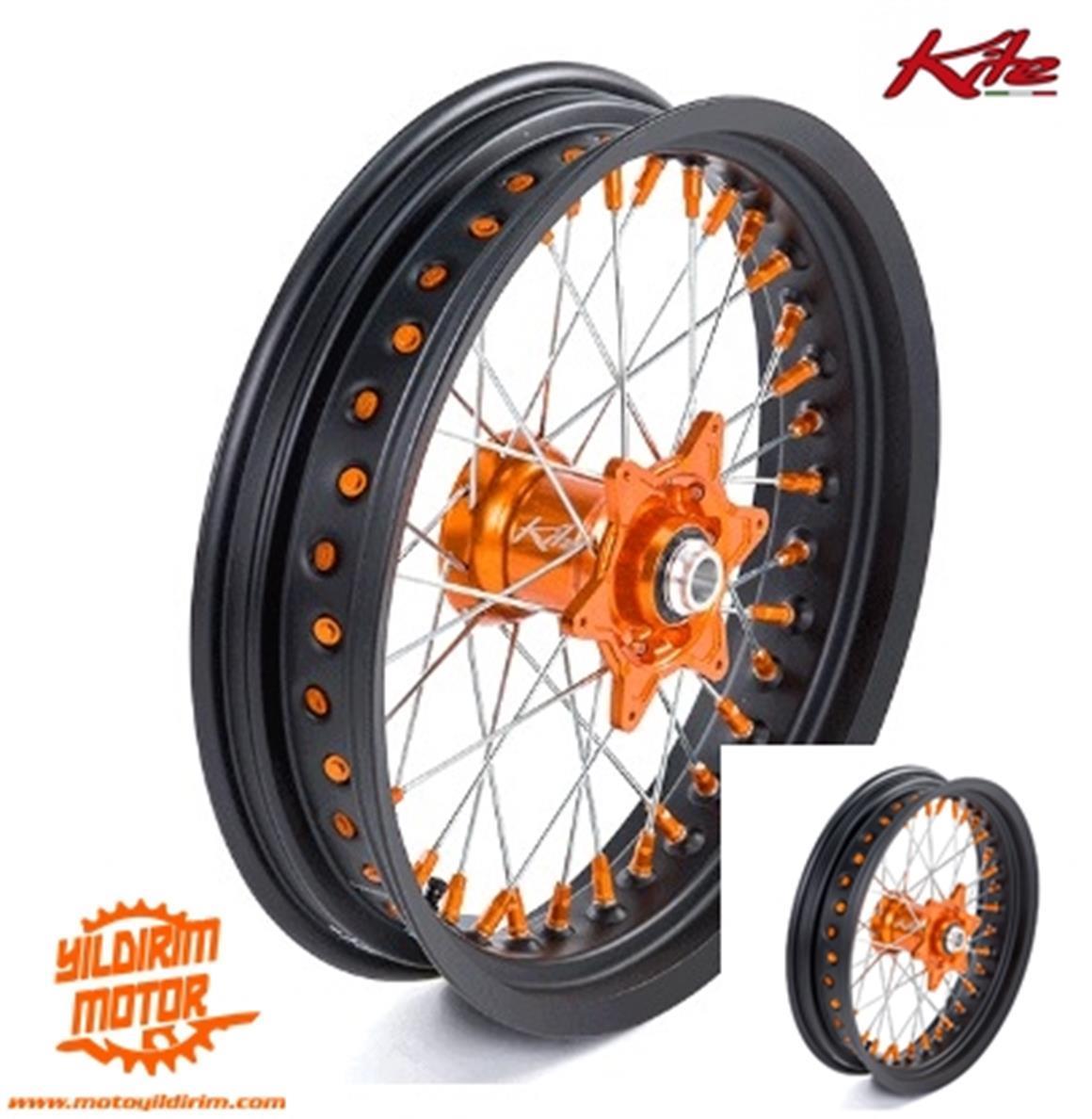 KİTE 3.50X17-4.50X17 SÜPERMOTO JANT TAKIMI