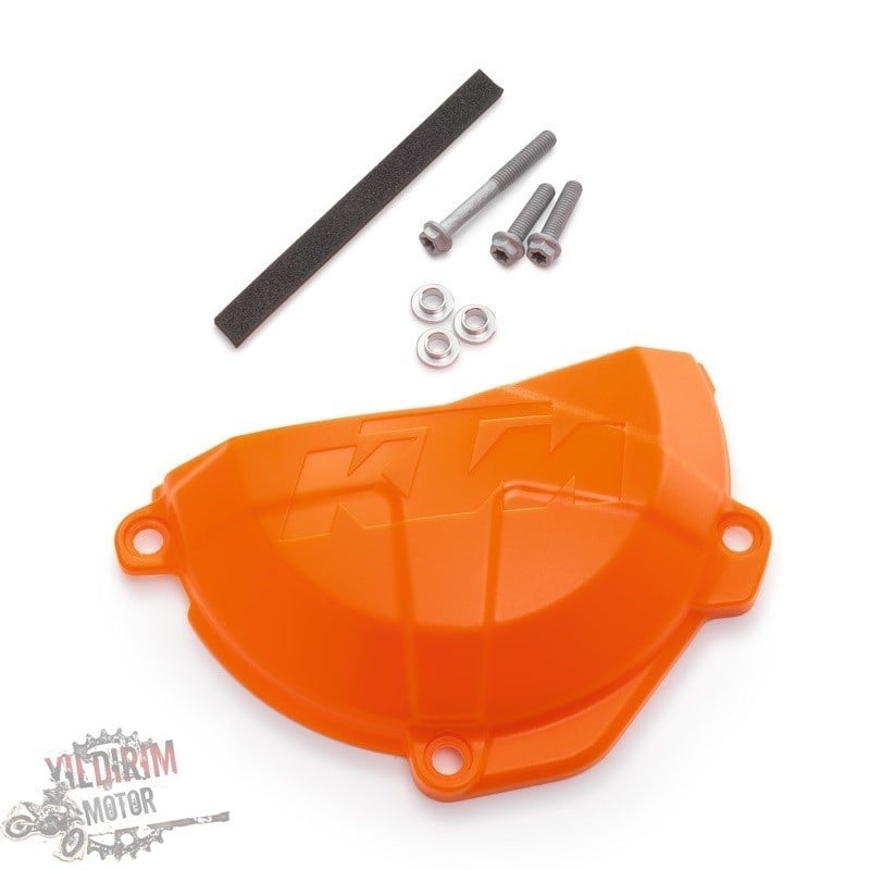 KTM 250 350 EXC-F Modeller Debriyaj Kapak Koruma Turuncu 2017