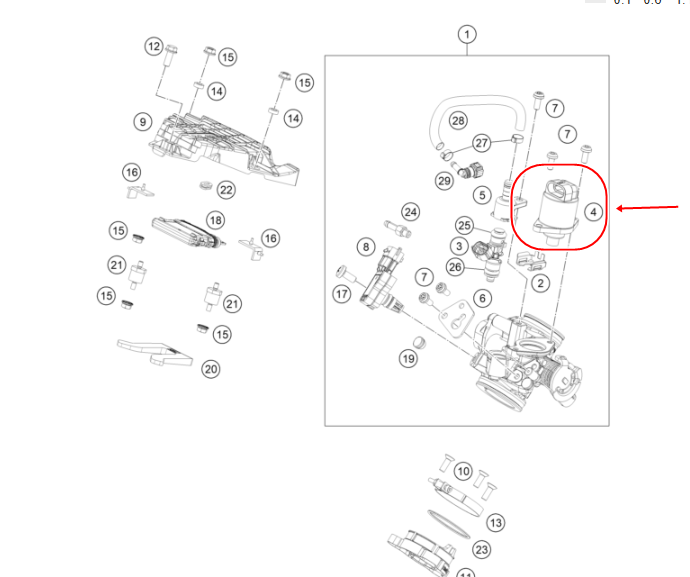 KTM 250 ADVENTURE IDLE ADJUSTER 2024