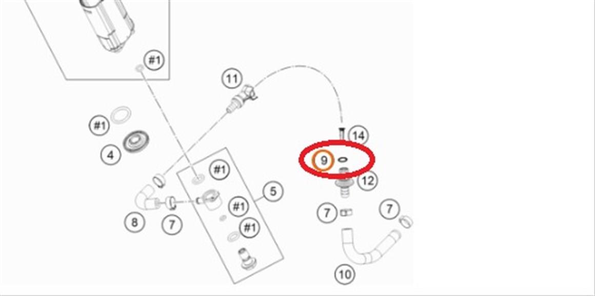 KTM BENZİN JAG ORİNGİ 