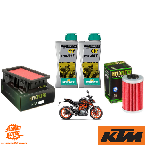 KTM DUKE 125/250/390 MODELLER BAKIM SETİ 17-23