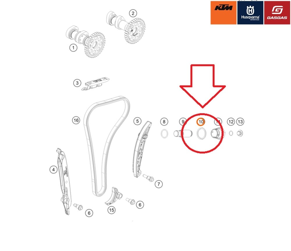 KTM EKSANTRİK GERGİ PULU