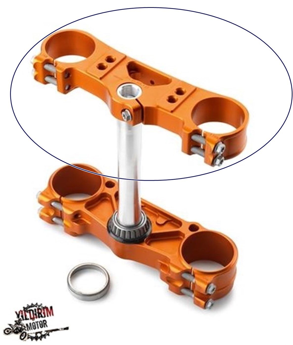 KTM EXC AMORTİSÖR ÜST PLATİN