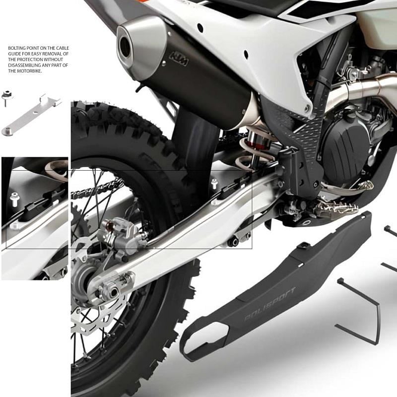KTM EXC EXC-F Modeller Polisport Maşa Koruma 12-23