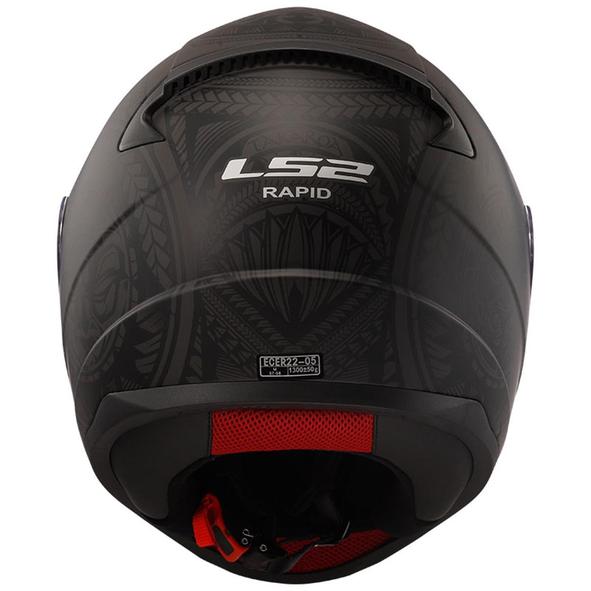 LS2 RAPID TAKAROA MAT SİYAH KASK