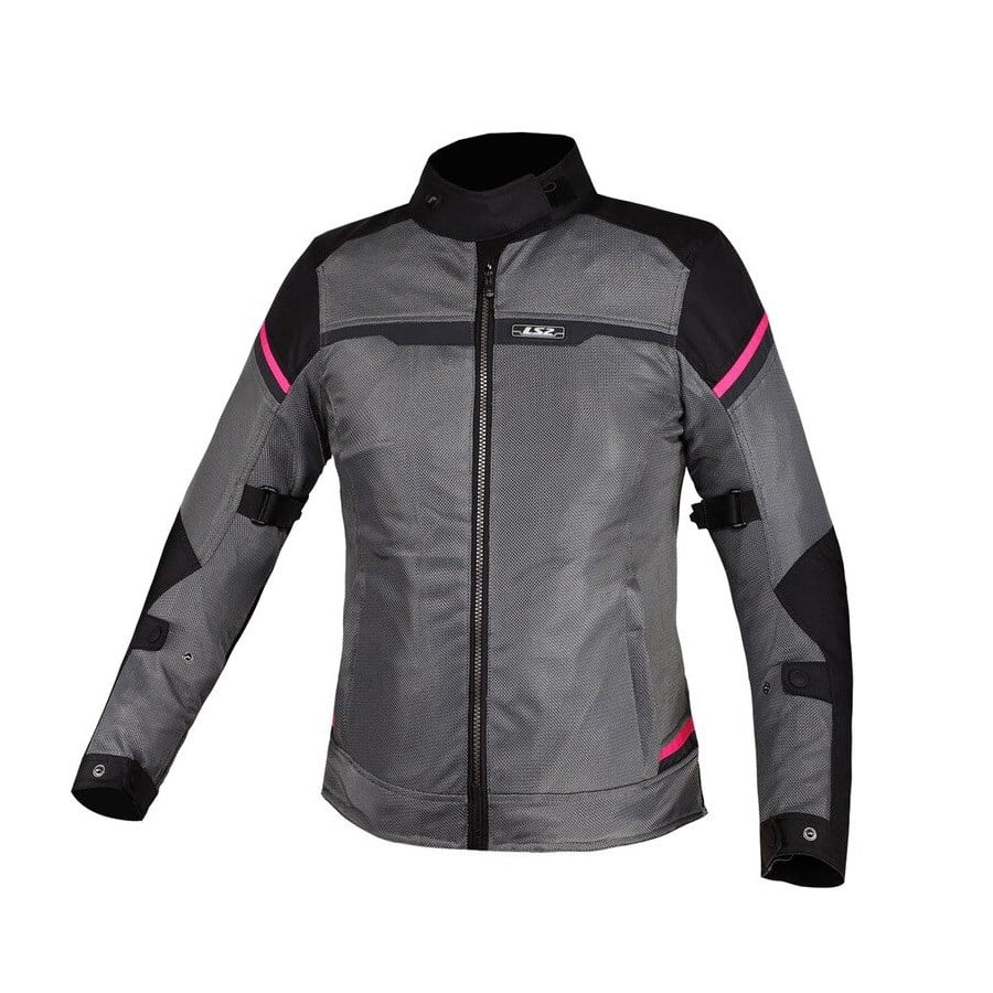 LS2 RIVA KADIN MONT SİYAH-GRİ-PEMBE