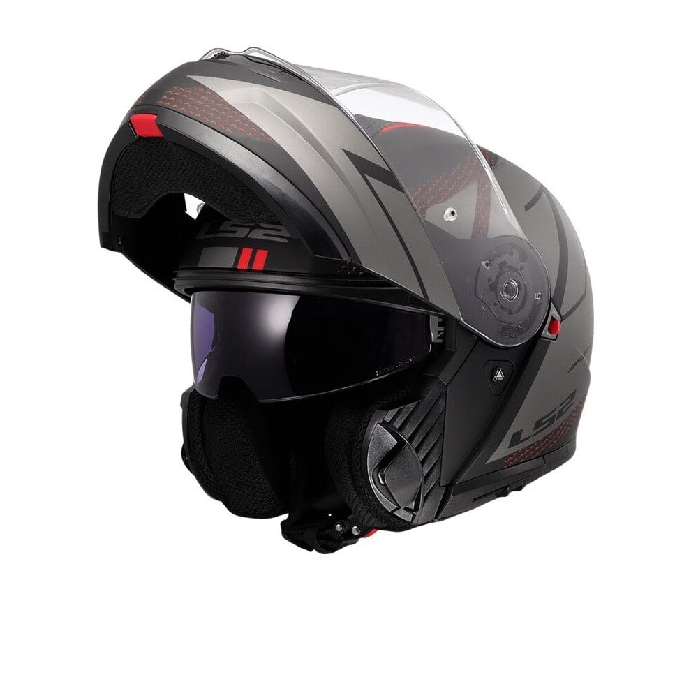 LS2 STROBE 2 CODE MAT SİYAH-GRİ KASK