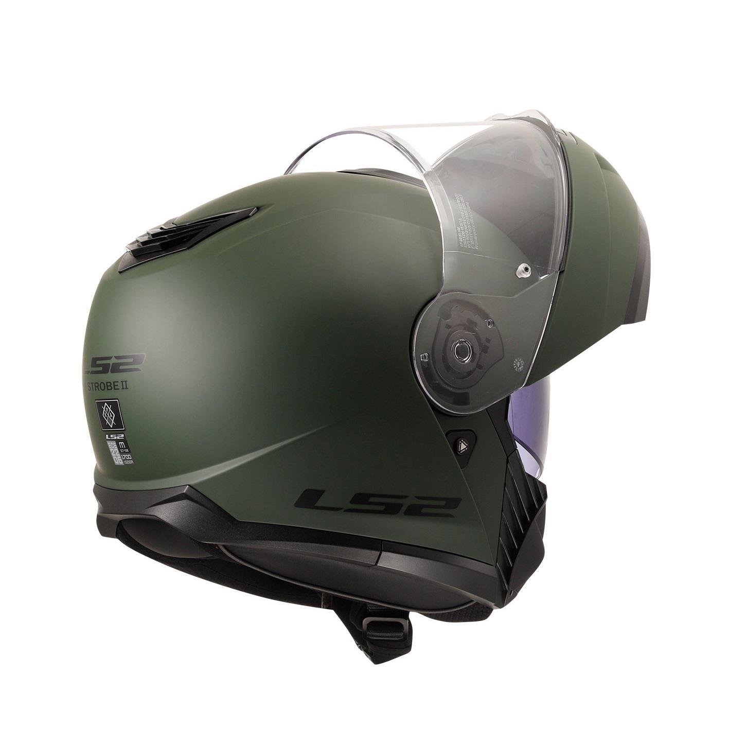 LS2 STROBE 2 MAT YEŞİL KASK