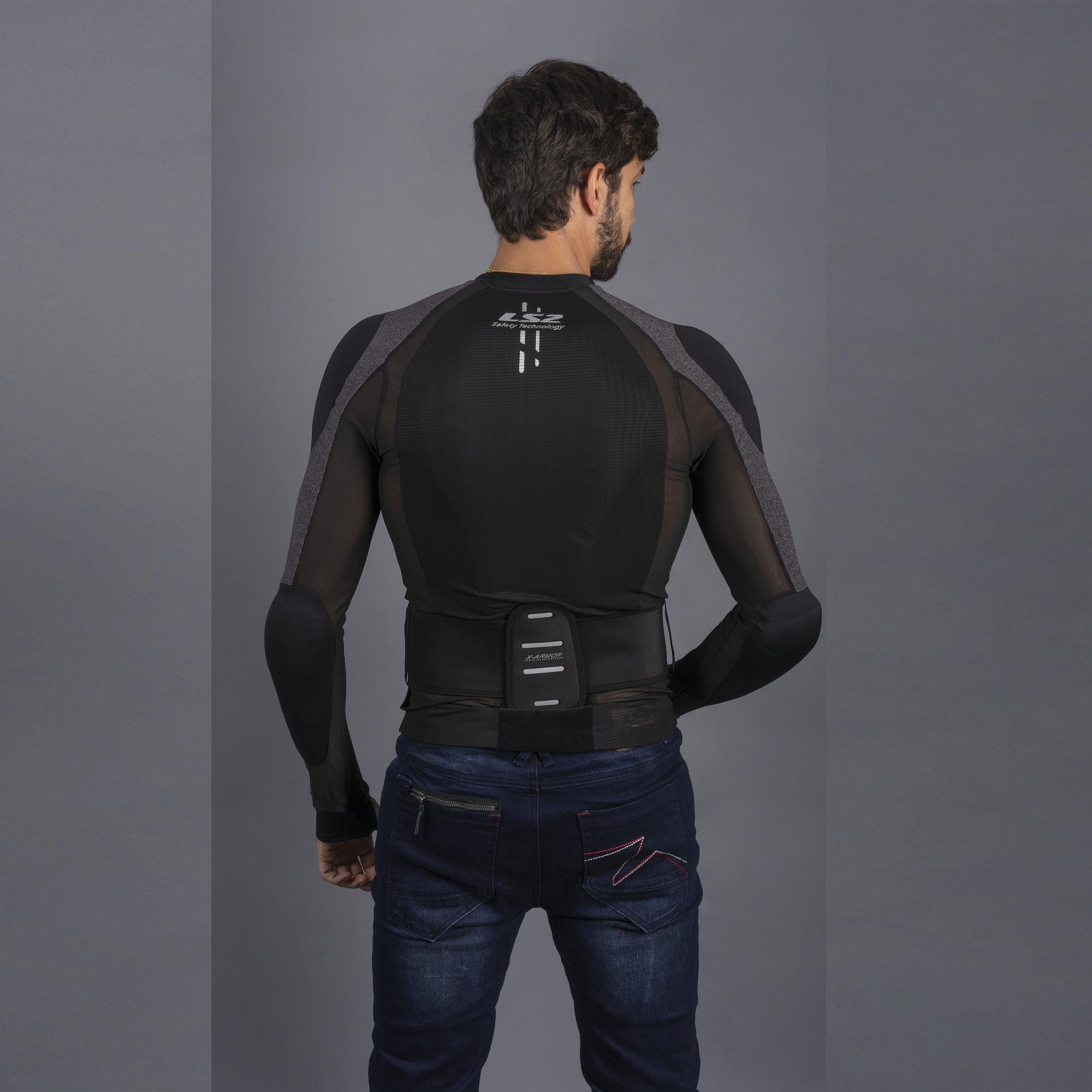 LS2 X-ARMOR FULL KORUMA MONT SİYAH-GRİ