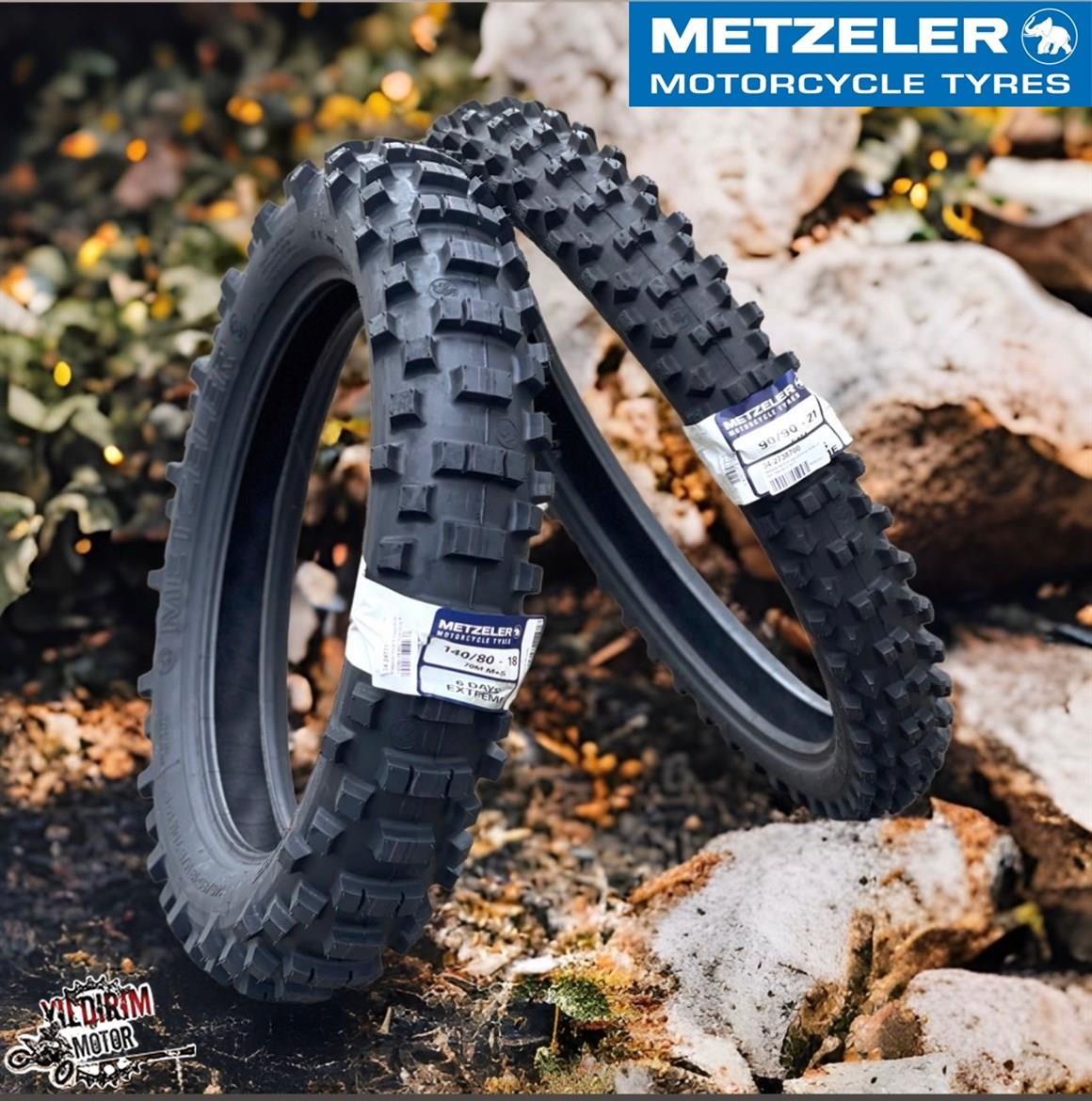 Metzeler 140/80-18-90/90-21 SixDays Extreme Enduro Motocross Lastik takımı 