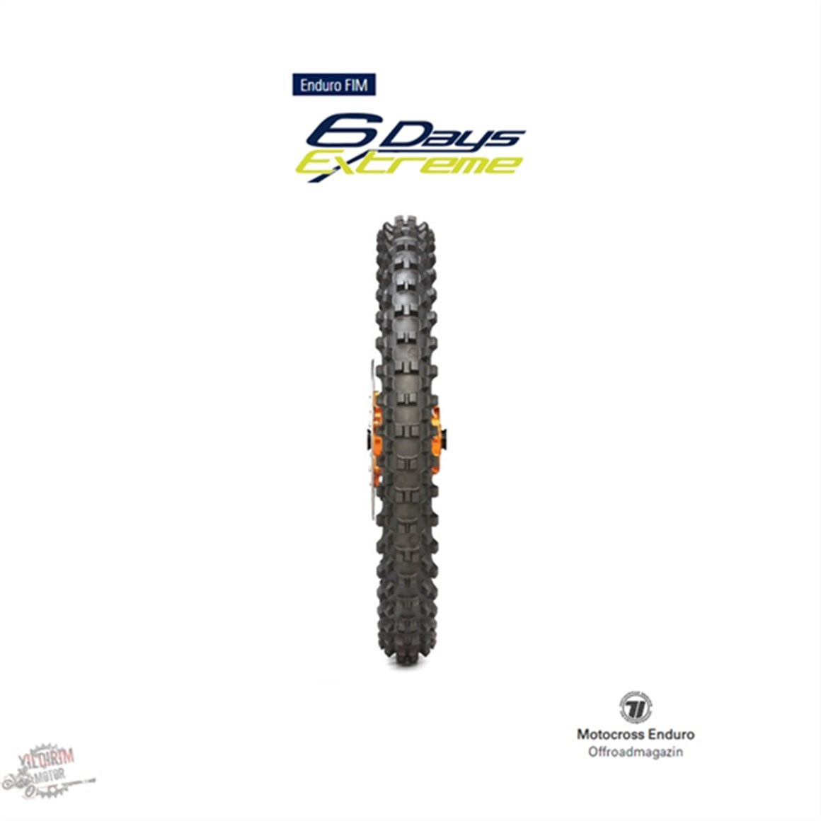 Metzeler 90/90-21 SixDays Extreme Enduro Motocross Lastik 