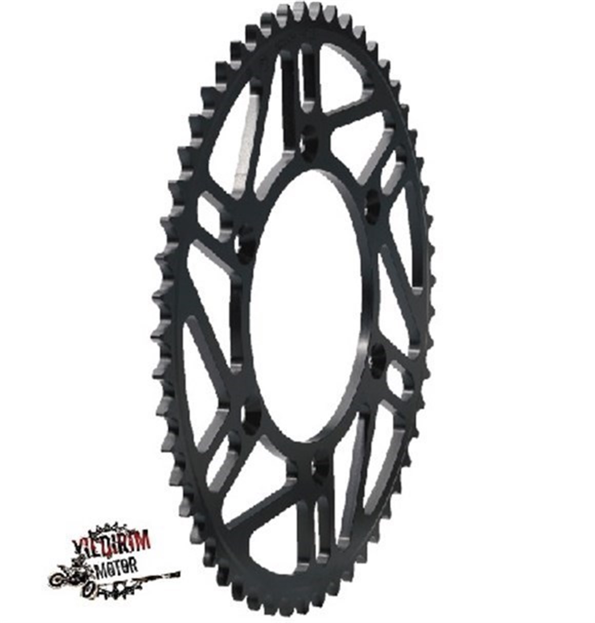 MOOSE RACING ARKA DİŞLİ 49 DİŞ ALÜMİNYUM SİYAH