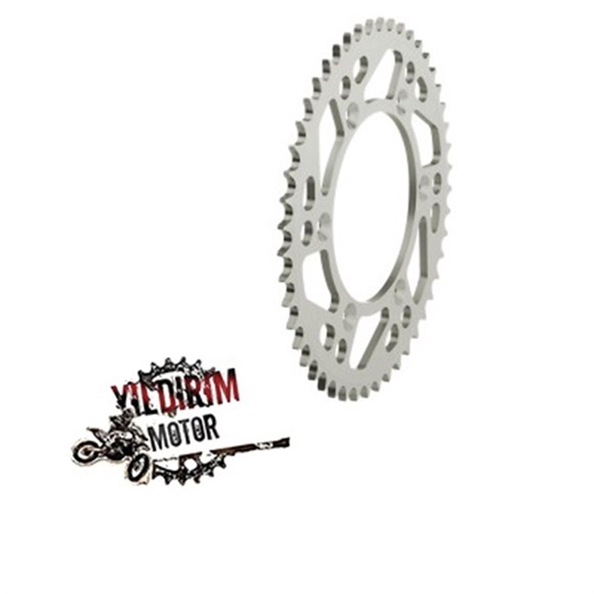 MOOSE RACING ARKA DİŞLİ 49 DİŞ ALÜMİNYUM SİYAH