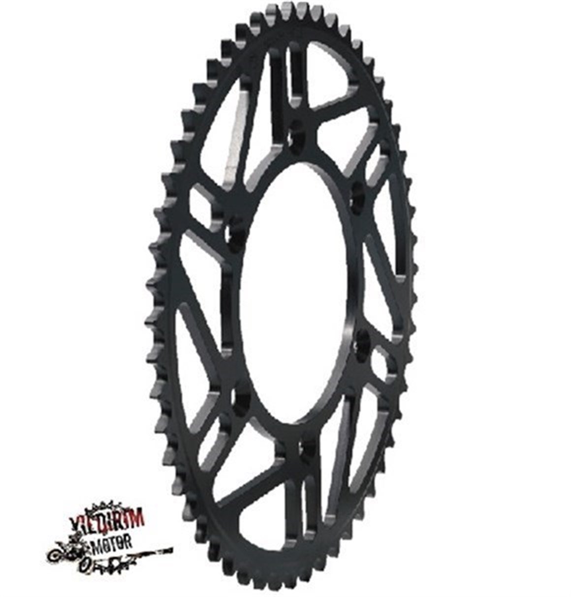 MOOSE. RACING ARKA DİŞLİ 51 DİŞ ALÜMİNYUM SİYAH