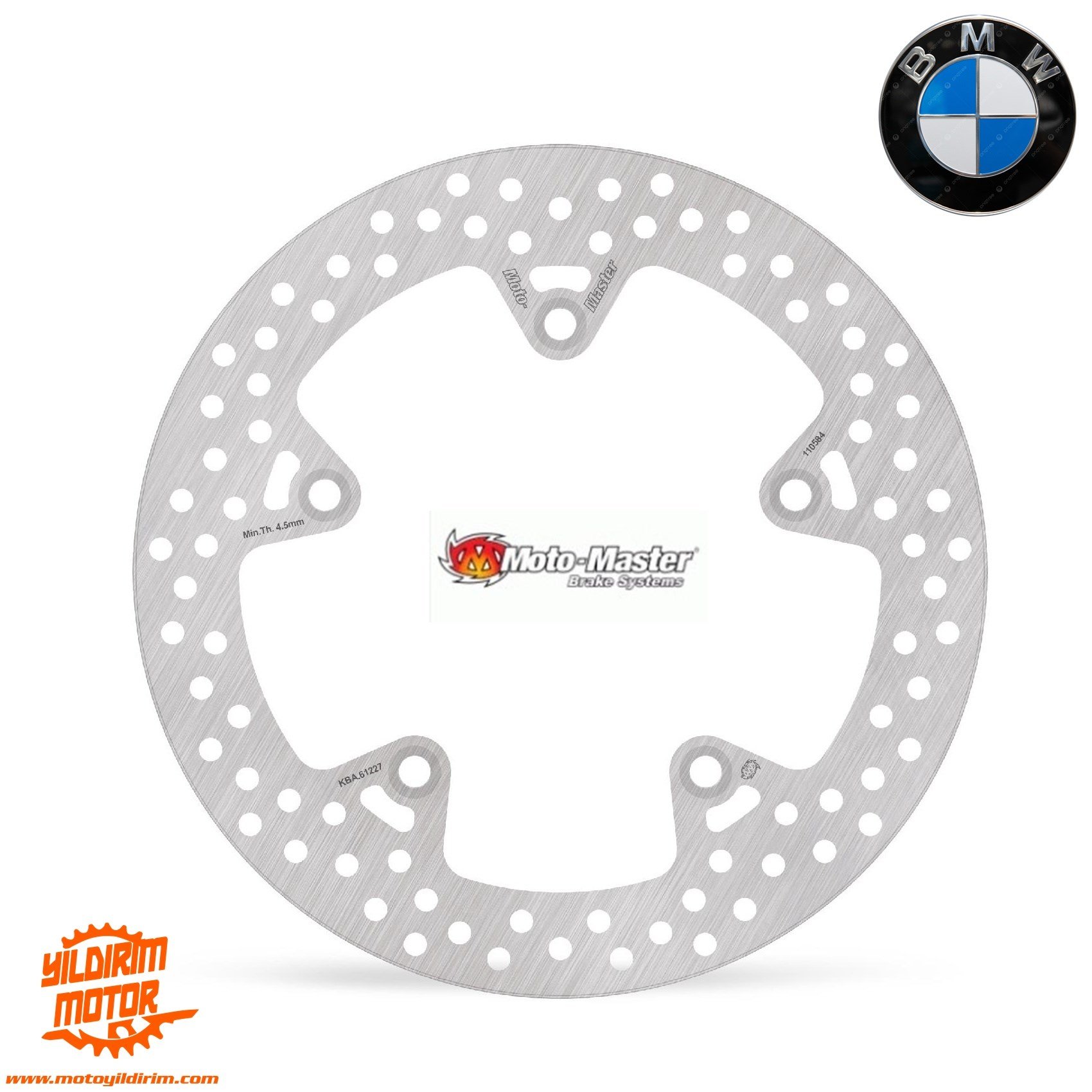 MOTO MASTER BMW 1200 GS ARKA DİSK 276MM