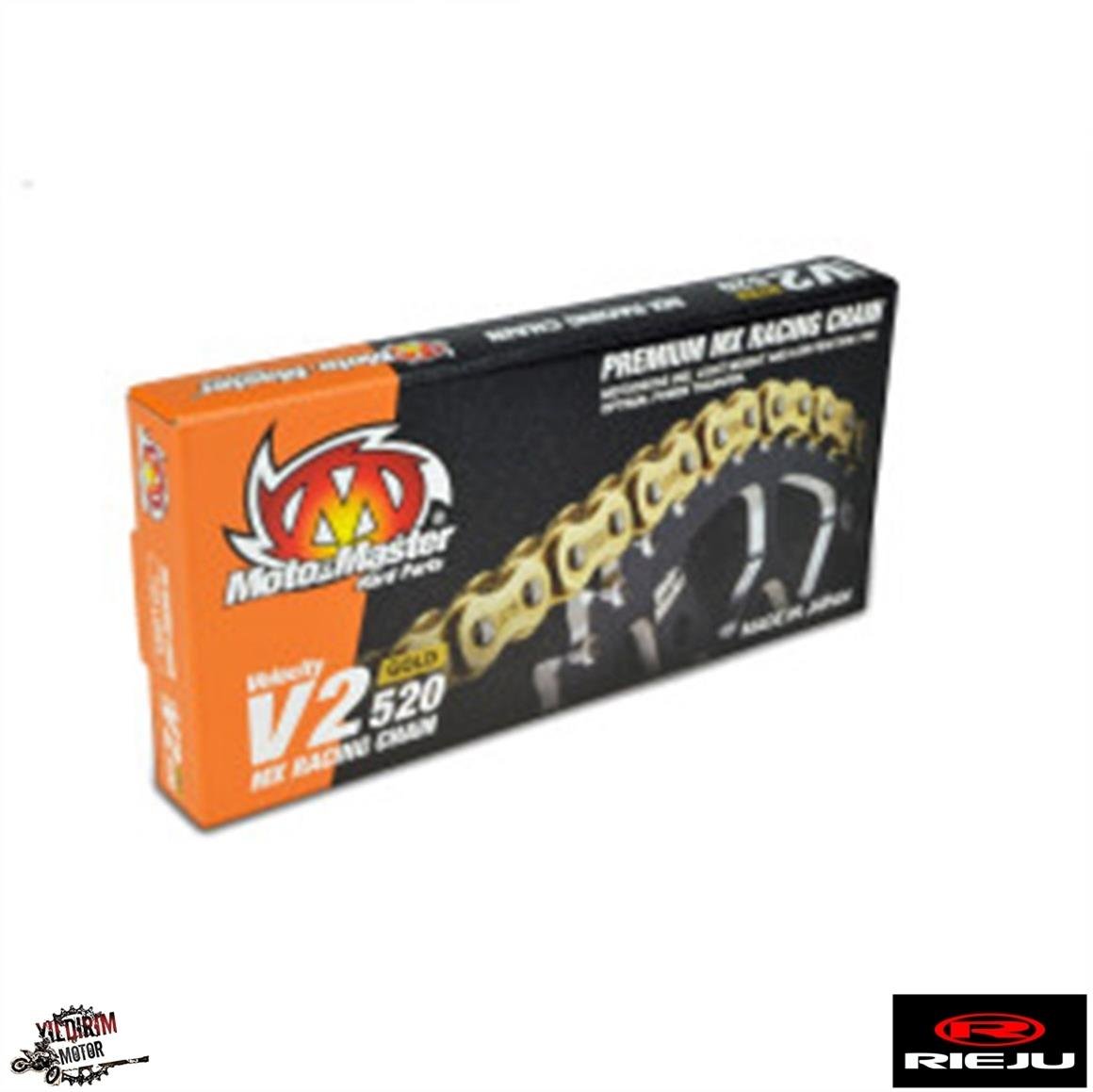 MOTO MASTER RIEJU MODELLER MX V2 520G 120 BAKLA GOLD ZİNCİR 