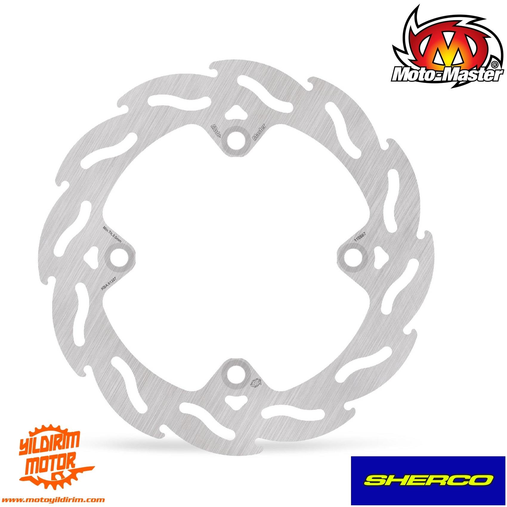 MOTO MASTER SHERCO MODELLER ARKA FREN DİSKİ 220MM
