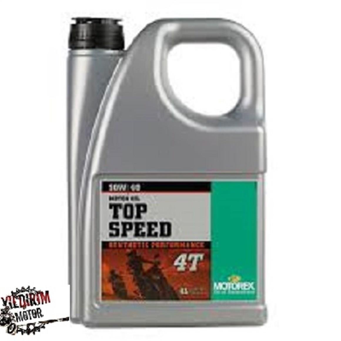 MOTOREX TOP SPEED 4T SAE 10W40 JASO MA2 YAĞ 4LT