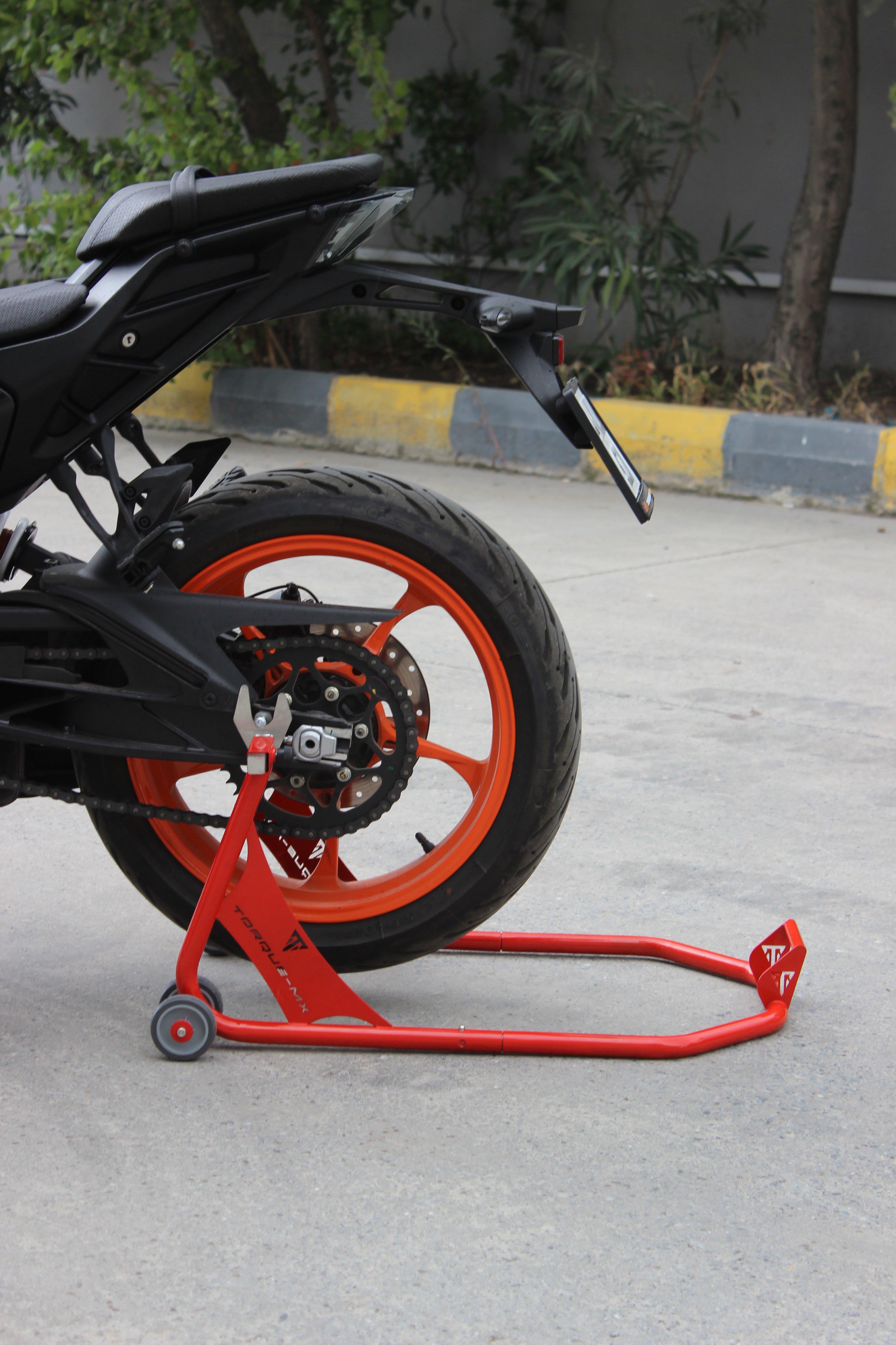 Motosiklet Arka Kaldırma Standı RS1 Kırmızı