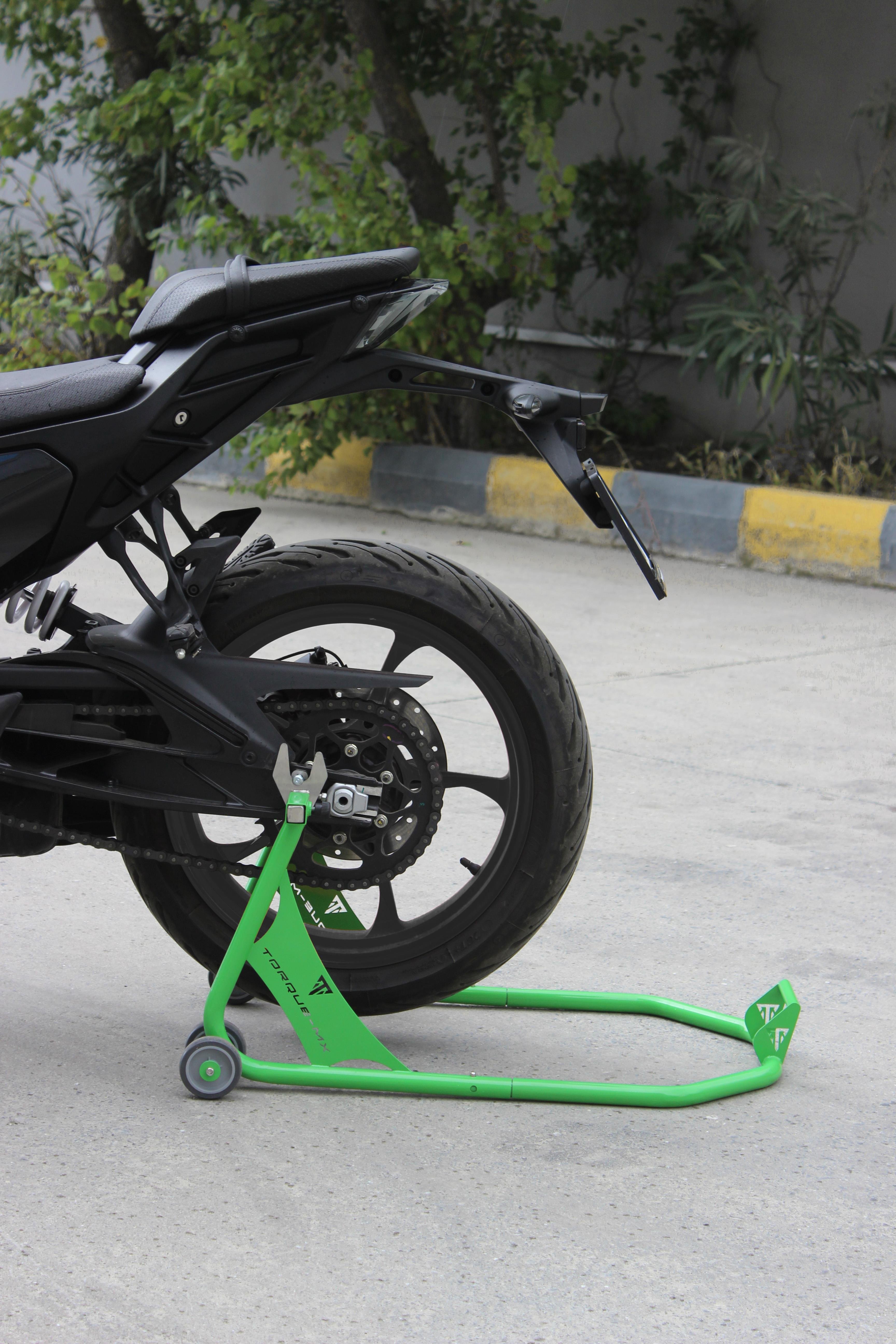 Motosiklet Arka Kaldırma Standı RS1 Yeşil