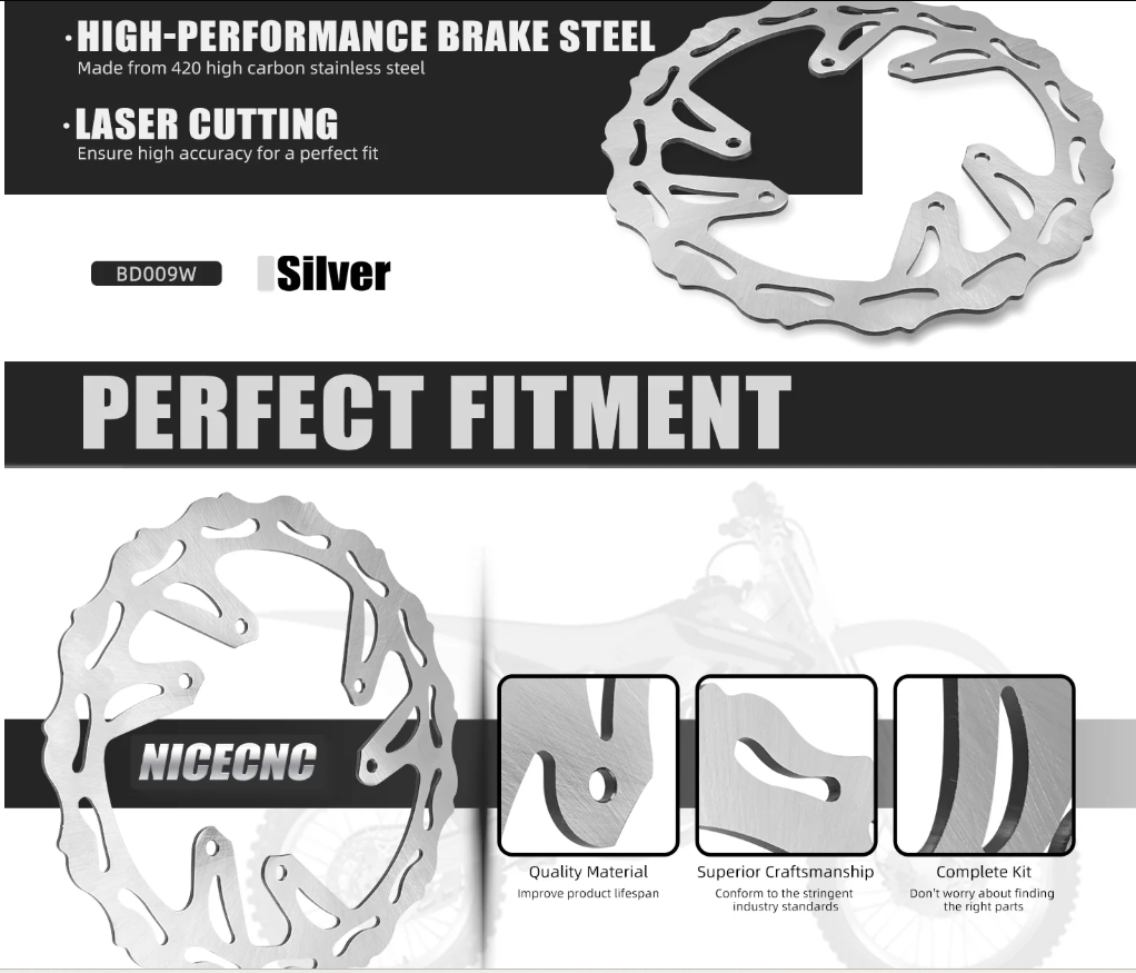 NICECNC HONDA CRF 250/450 X/R ÖN DİSK 
