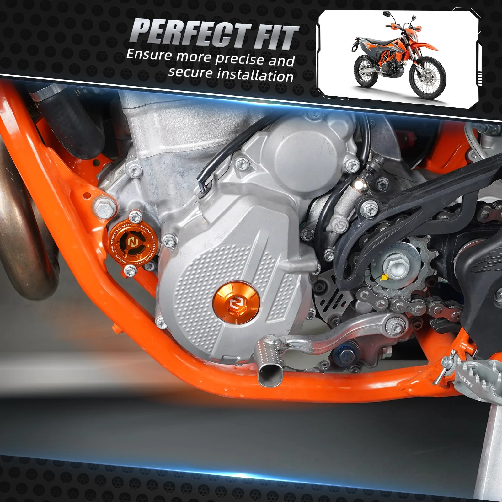 NICECNC KTM 790/890 ADV STATÖR KAPAK TAPASI