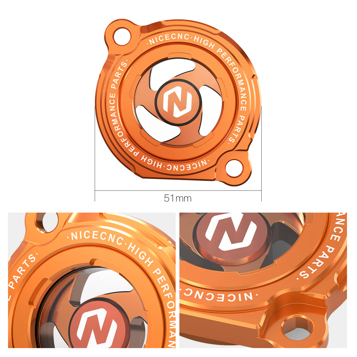NICECNC ŞEFFAF YAĞ FİLTRE KAPAĞI KTM 2000-2012