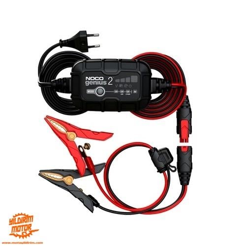 NOCO 6V/12V TEKLİ 2 AMPER AKÜ ŞARJ CİHAZI