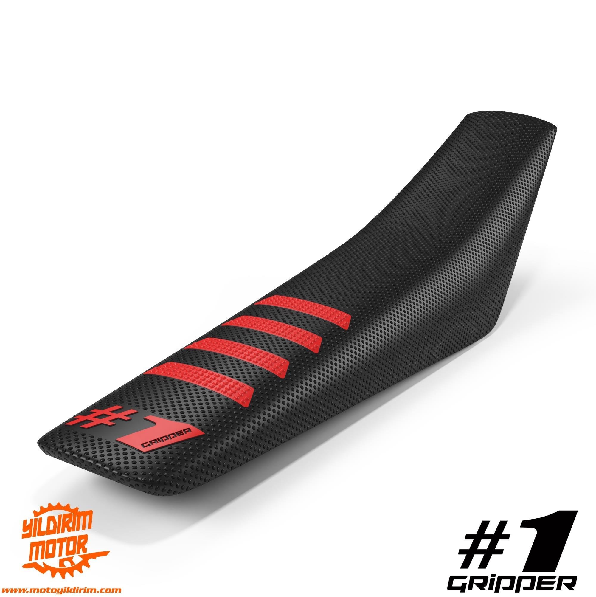 ONEGRIPPER RIBBED SELE KILIFI SİYAH KIRMIZI