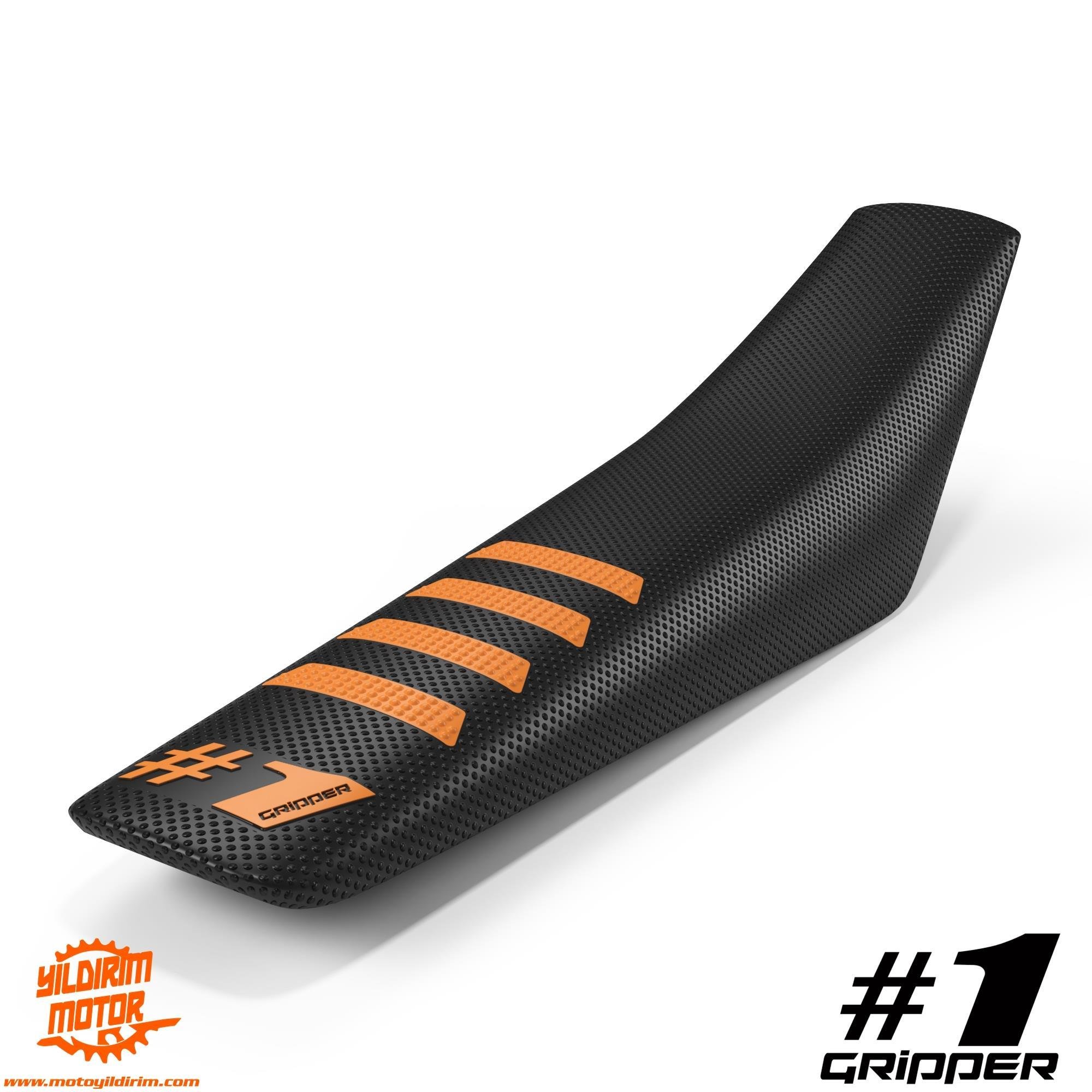 ONEGRIPPER RIBBED SELE KILIFI SİYAH TURUNCU